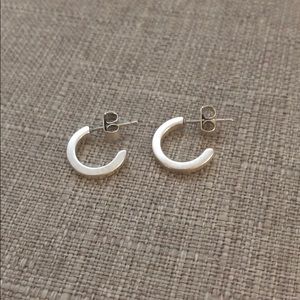 Madewell silver hoops